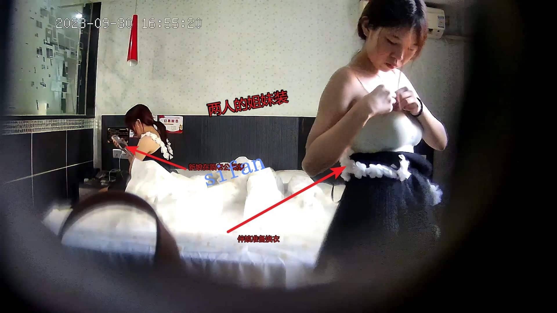 酒店偷拍新娘和伴娘的闺蜜日常+美女裸睡男友不操3V/19G